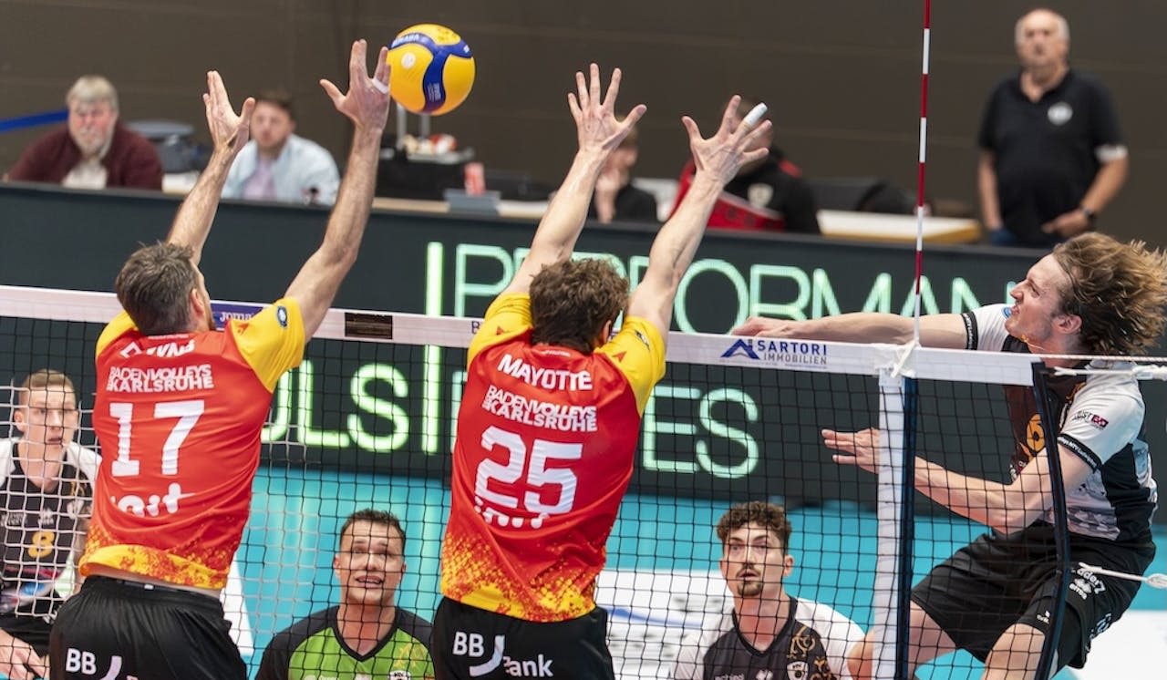 BADEN VOLLEYS bezwingen Ludwigsburg - Foto:  Jasmina Frauendorf