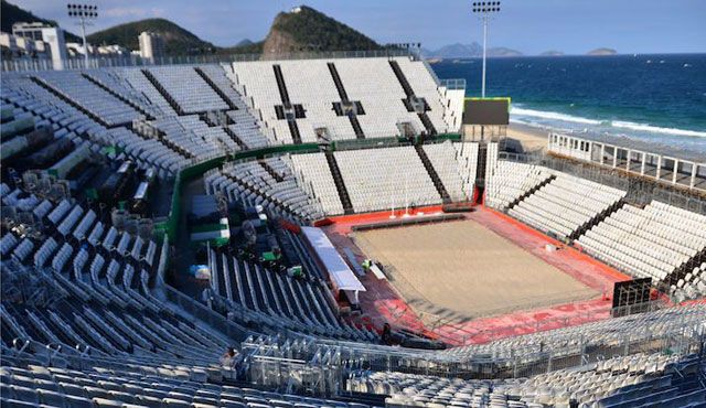 Beach-Volleyball als Hauptattraktion Foto: FiVB Beach-Volleyball als Hauptattraktion - Foto: FiVB