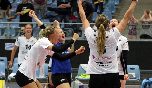 Volleyball-Team Hamburg gewinnt beim Meister Foto: VTH/Lehmann (Archiv) Volleyball-Team Hamburg gewinnt beim Meister - Foto: VTH/Lehmann (Archiv)