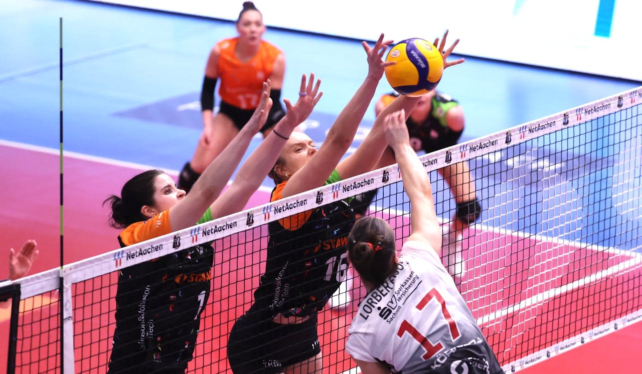 Aachen fordert den Favoriten aber verliert - Foto:  LiB Aachen// Andreas Steindl