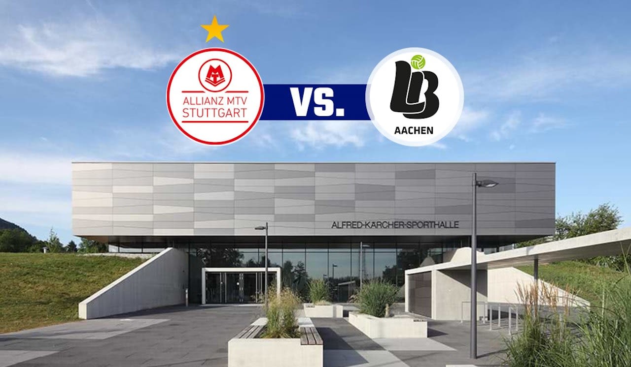ZUM JUBILÄUM: Stuttgart gegen Aachen Foto: Allianz MTV Stuttgart / SV Winnenden ZUM JUBILÄUM: Stuttgart gegen Aachen - Foto: Allianz MTV Stuttgart / SV Winnenden