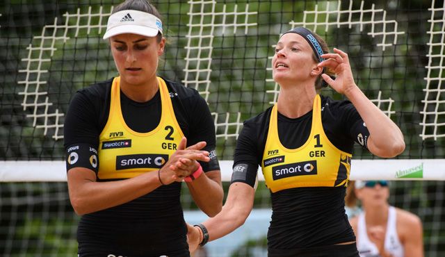 Beachvolleyball-Nationalteam Holtwick/Semmler scheidet beim Major in Österreich nach Country Quota aus Foto: FiVB Beachvolleyball-Nationalteam Holtwick/Semmler scheidet beim Major in Österreich nach Country Quota aus - Foto: FiVB