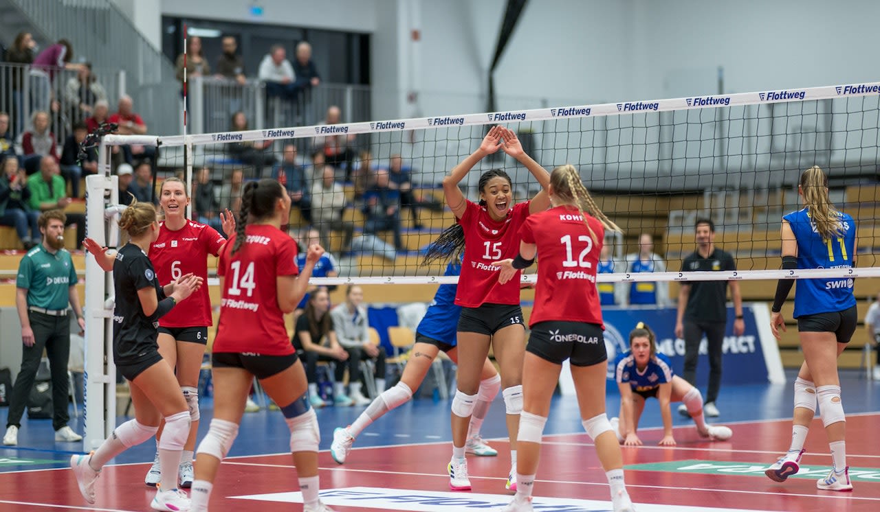 Wichtiger Auswärtssieg in der "Wolfsgrube" - Foto:  Rote Raben Vilsbiburg