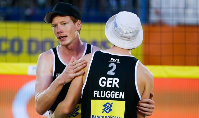 Böckermann/Flüggen im Halbfinale Foto: FiVB Böckermann/Flüggen im Halbfinale - Foto: FiVB