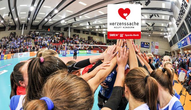 Volleyball zu spielen ist Herzenssache - Kindern zu helfen auch - Foto: Allianz MTV Stuttgart 