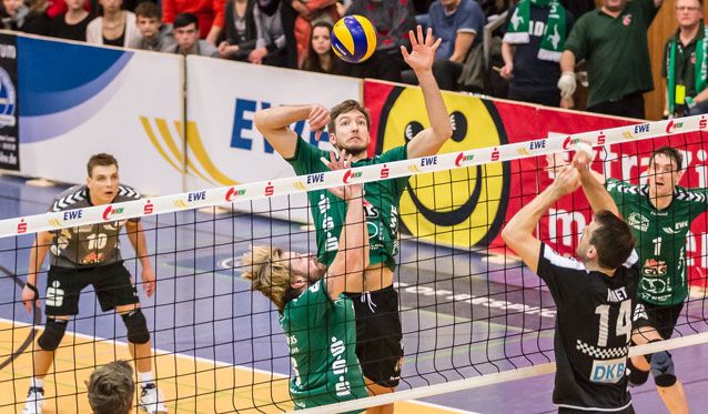 BR Volleys zu stark im Derby gegen die NETZHOPPERS Foto: Gerold Rebsch BR Volleys zu stark im Derby gegen die NETZHOPPERS - Foto: Gerold Rebsch
