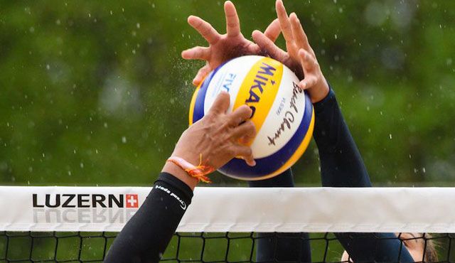 Arnholdt/Glenzke im Halbfinale Foto: FiVB Arnholdt/Glenzke im Halbfinale - Foto: FiVB
