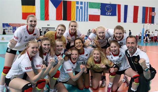 U18-EM: Deutschland bucht mit Sieg gegen Polen das WM-Ticket Foto: CEV U18-EM: Deutschland bucht mit Sieg gegen Polen das WM-Ticket - Foto: CEV
