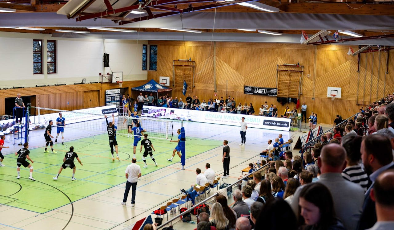 Blue Volleys vor entscheidenden Spielen - Foto:  Christian Heilwagen