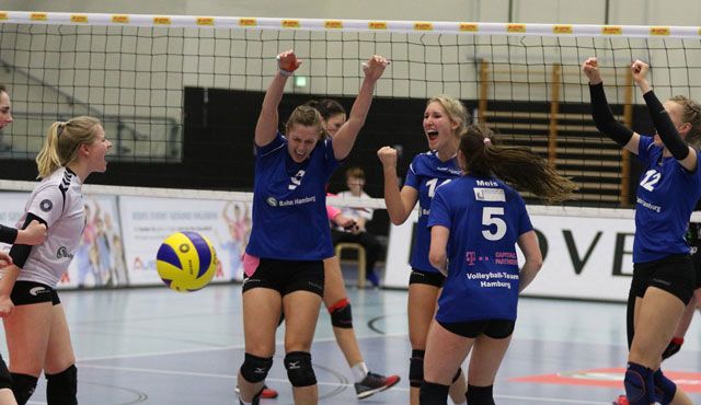 Volleyball-Team Hamburg mit Auswärtssieg zum Saisonabschluss Foto: VTH/Lehmann Volleyball-Team Hamburg mit Auswärtssieg zum Saisonabschluss - Foto: VTH/Lehmann