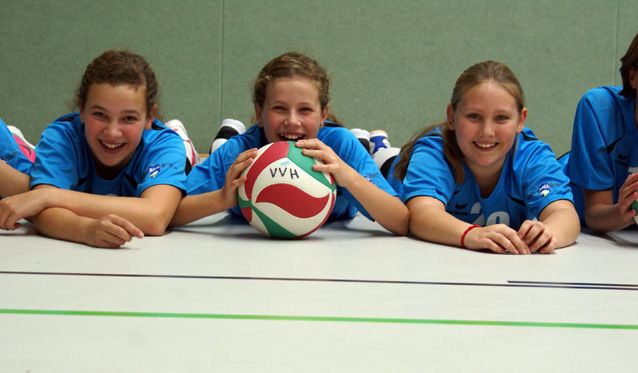 Volleyball macht Schule - Foto: p:e:w