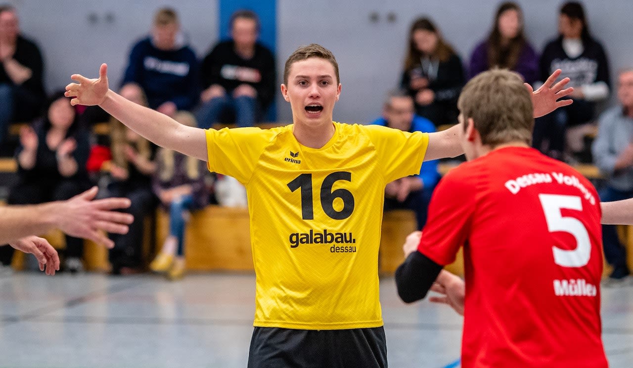 Zwei Hürden gilt es zu überwinden - Foto:  Dessau Volleys