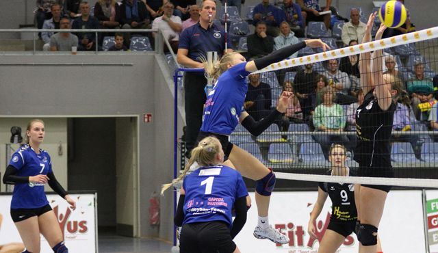 Volleyball-Team Hamburg hat Bayer Leverkusen zu Gast - Foto: VTH Lehmann