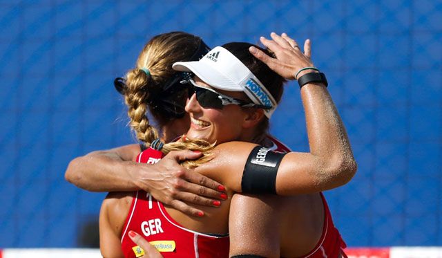 Beachvolleyball-Nationalteam Holtwick/Semmler verfehlt an der Copacabana eine einstellige Platzierung Foto: FiVB Beachvolleyball-Nationalteam Holtwick/Semmler verfehlt an der Copacabana eine einstellige Platzierung - Foto: FiVB