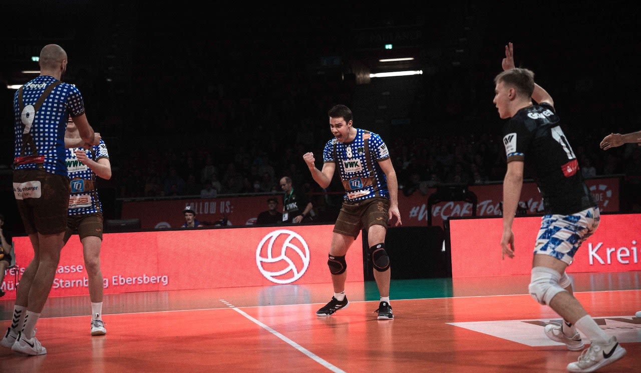 Premiere in der Bodensee-Airporet Arena Foto: WWK Volleys Premiere in der Bodensee-Airporet Arena - Foto: WWK Volleys