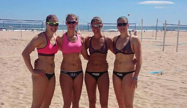 Natascha Niemczyk und Sabrina Karnbaum haben viel vor im Sand - Foto: NawaRo Beach-Team