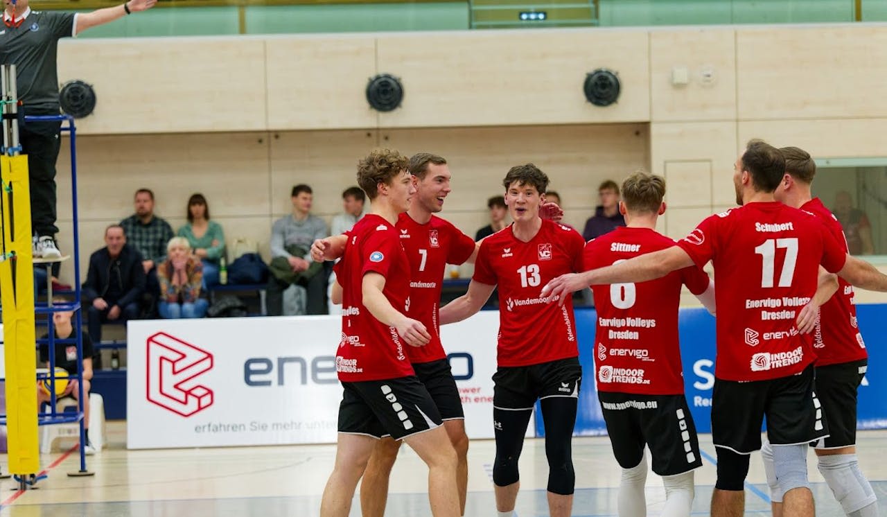 Dresden sichert sich 3:1 Erfolg in Schwaig - Foto:  VC Dresden/Frank Kleinert