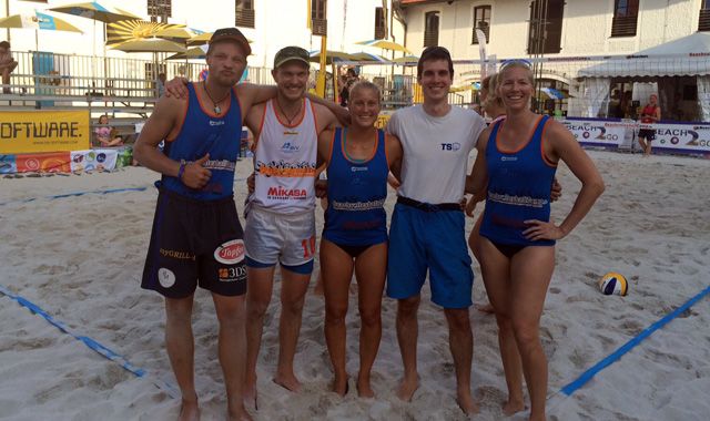 SCF Beacher trotzen den tropischen Temperaturen in Ebersberg Foto: SC Freising SCF Beacher trotzen den tropischen Temperaturen in Ebersberg - Foto: SC Freising