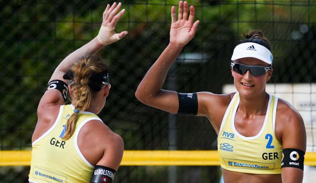 Beachvolleyball-Nationalteam Holtwick/Semmler überzeugt bei den Maceio Open in Brasilien Foto: FiVB Beachvolleyball-Nationalteam Holtwick/Semmler überzeugt bei den Maceio Open in Brasilien - Foto: FiVB