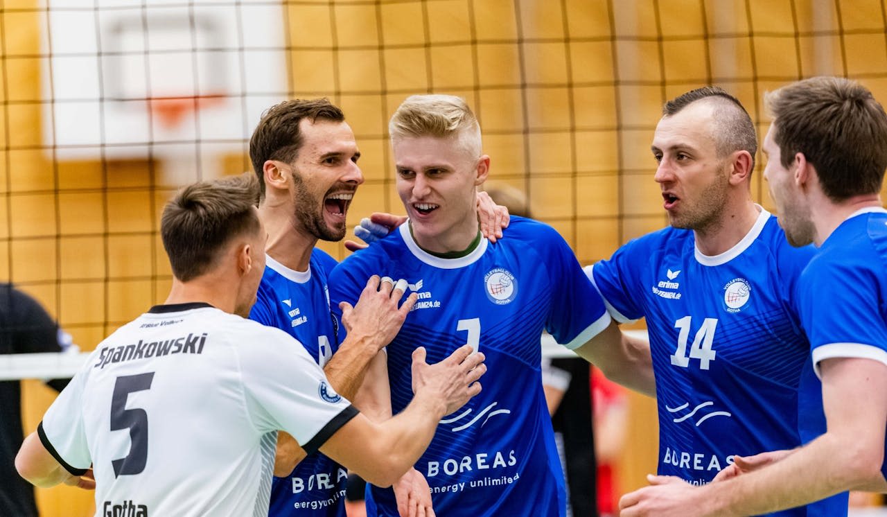 Das Sonntagsgesicht der Blue Volleys - Foto:  Christian Heilwagen