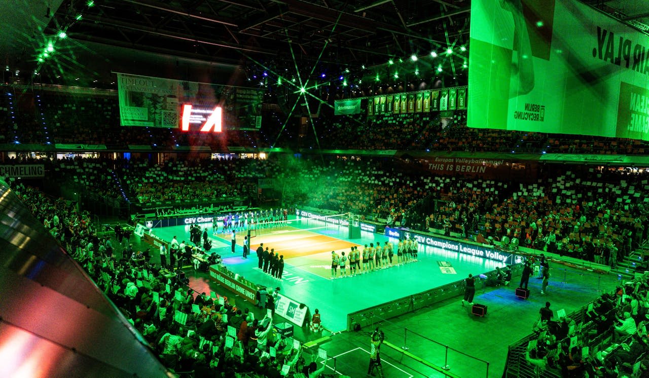 Der nächste Hochkaräter: Im CEV Cup gegen Piacenza - Foto: Niklas Köppen