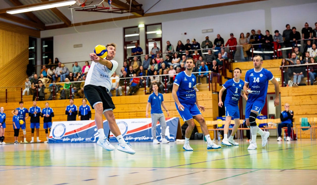 Blue Volleys sammeln weiter fleißig Punkte Foto: Christian Heilwagen Blue Volleys sammeln weiter fleißig Punkte - Foto: Christian Heilwagen