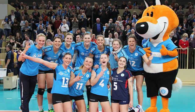 Zweiter Coup in vier Tagen: VCW gewinnt auch gegen Tabellenführer Schwerin Foto: Oliver Senger Zweiter Coup in vier Tagen: VCW gewinnt auch gegen Tabellenführer Schwerin - Foto: Oliver Senger