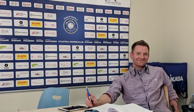 Torben Thiede erweitert das Trainer- und Funktionsteam beim Volleyball-Team Hamburg Foto: VTH Torben Thiede erweitert das Trainer- und Funktionsteam beim Volleyball-Team Hamburg - Foto: VTH