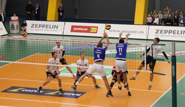 TVR verliert den Saisonauftakt in Friedrichshafen mit 3:0  - Foto: Moritz Liss