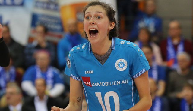 Sieg zum Rückrundenstart: VCW mit klarem 3:0-Erfolg in Suhl Foto: Detlef Gottwald Sieg zum Rückrundenstart: VCW mit klarem 3:0-Erfolg in Suhl - Foto: Detlef Gottwald