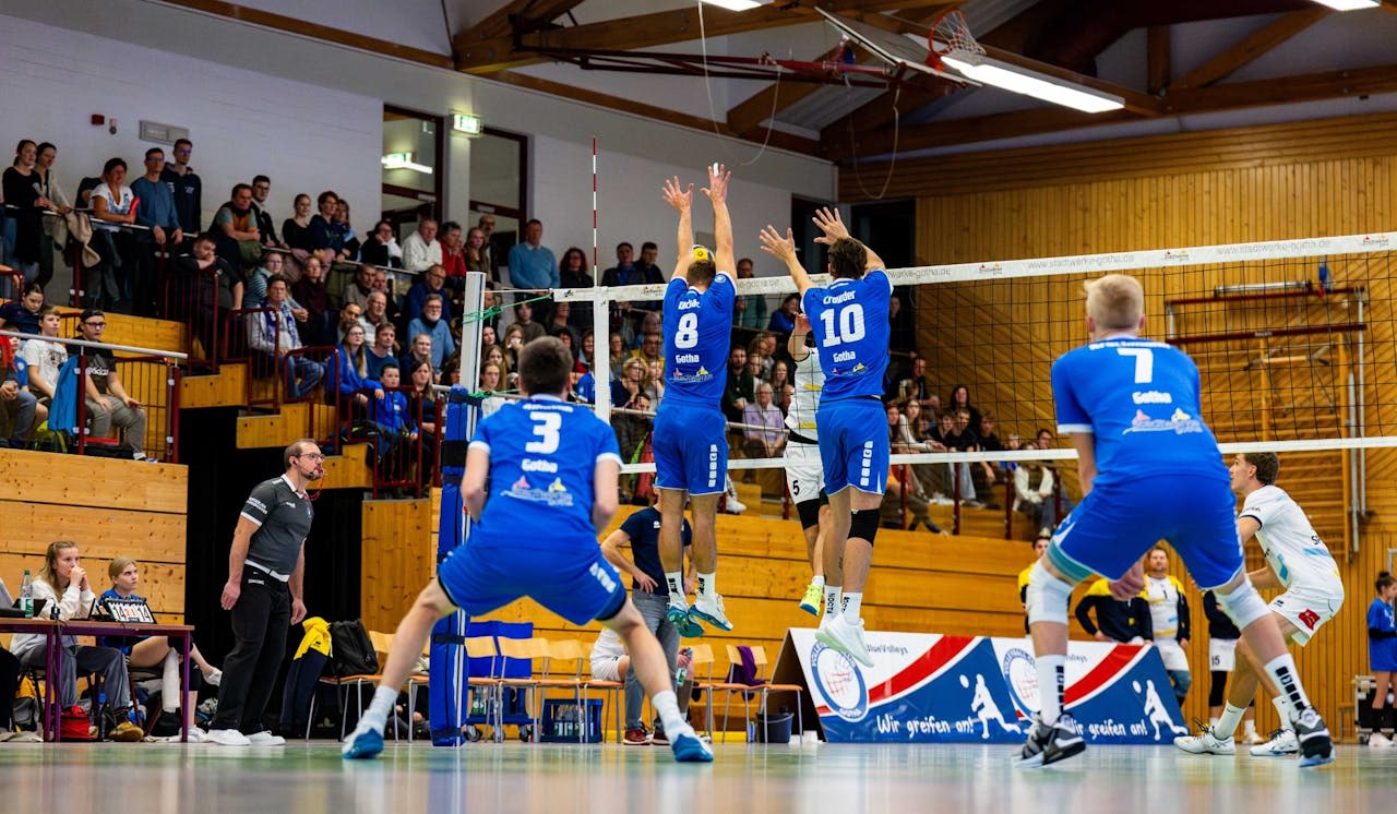 Blue Volleys wollen mit Sieg in die Pause - Foto:  Christian Heilwagen