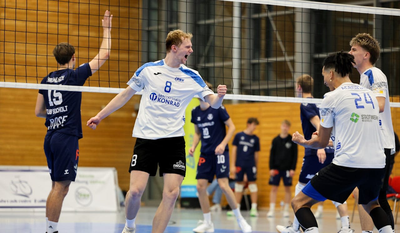 PSV-Volleyballer gewinnen zum Heimauftakt - Foto:  Wencke Hinterschuster (Sport in der Seenplatte)