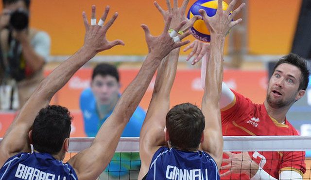 Italien schießt Frankreich ab Foto: FIVB Italien schießt Frankreich ab - Foto: FIVB