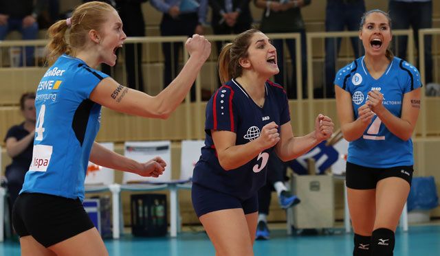 VCW-Libera Alyssa Longo bleibt in Wiesbaden: US-Amerikanerin verlängert um ein weiteres Jahr Foto: Detlef Gottwald VCW-Libera Alyssa Longo bleibt in Wiesbaden: US-Amerikanerin verlängert um ein weiteres Jahr - Foto: Detlef Gottwald
