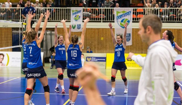 Dritter Doppelspieltag in Folge für die DSHS SnowTrex Köln-Volleyballerinnen Foto: Martin Miseré Dritter Doppelspieltag in Folge für die DSHS SnowTrex Köln-Volleyballerinnen - Foto: Martin Miseré