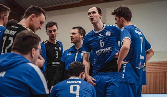 Blue Volleys ohne Punkt aus Doppelspieltag Foto: Niklas Kubitz Photography Blue Volleys ohne Punkt aus Doppelspieltag - Foto: Niklas Kubitz Photography