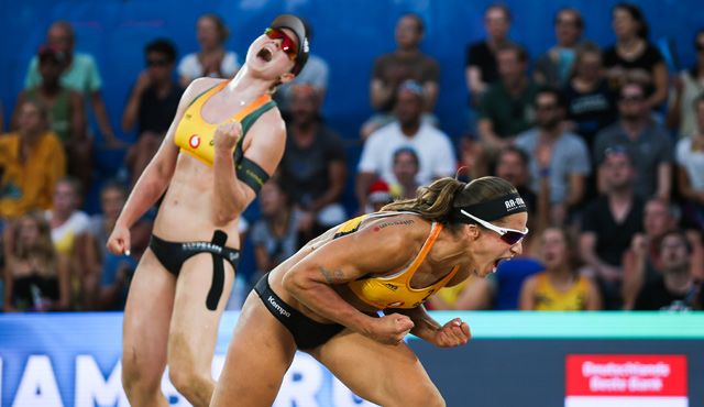 Laboureur/Sude: Platz 5 bei den World Tour Finals Foto: Beach Majors/Michael Kunkel Laboureur/Sude: Platz 5 bei den World Tour Finals - Foto: Beach Majors/Michael Kunkel