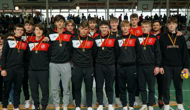 Bronzemedaille für die U20 Volleyballer der TuS Kriftel bei den Deutschen Meisterschaften in Grafing - Foto: TuS Kriftel