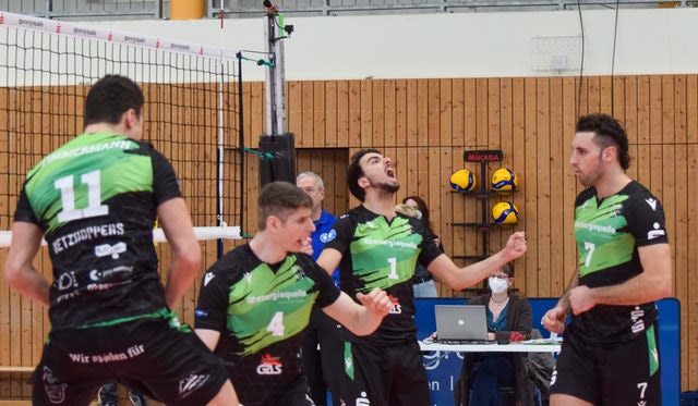 Netzhoppers siegen in heimischer Halle Foto: Dagmar Jaschen Netzhoppers siegen in heimischer Halle - Foto: Dagmar Jaschen