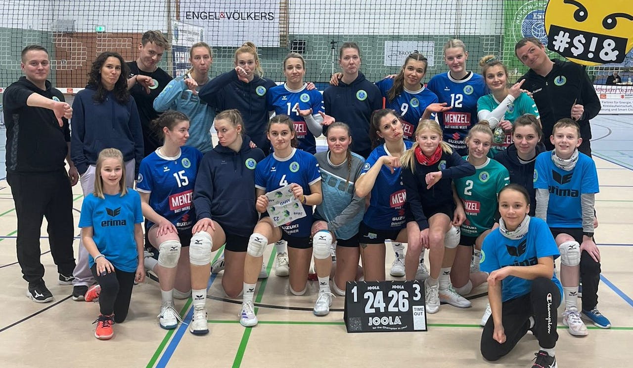 Leider (wieder) kein Heimspielsieg - Foto:  Neuseenland-Volleys Markkleeberg