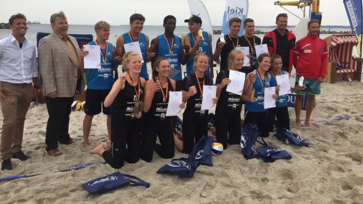 juniors beach tour nimmt in Kiel das Ende und kürt neue Deutsche Meister U19 Foto: dvj juniors beach tour nimmt in Kiel das Ende und kürt neue Deutsche Meister U19 - Foto: dvj