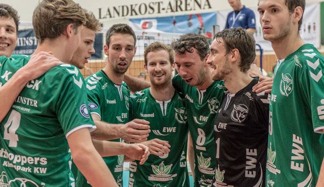 Netzhoppers gewinnen und bangen um Gavenda Foto: Gerold Rebsch Netzhoppers gewinnen und bangen um Gavenda - Foto: Gerold Rebsch