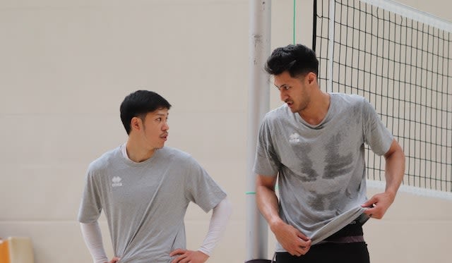 Tsuiki und Mote eingetroffen Foto: BR Volleys Tsuiki und Mote eingetroffen - Foto: BR Volleys