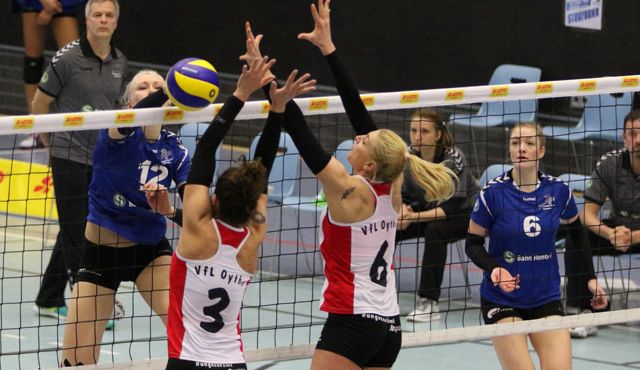 Bittere Niederlage für das Volleyball-Team Hamburg gegen Oythe Foto: VTH/Lehmann Bittere Niederlage für das Volleyball-Team Hamburg gegen Oythe - Foto: VTH/Lehmann
