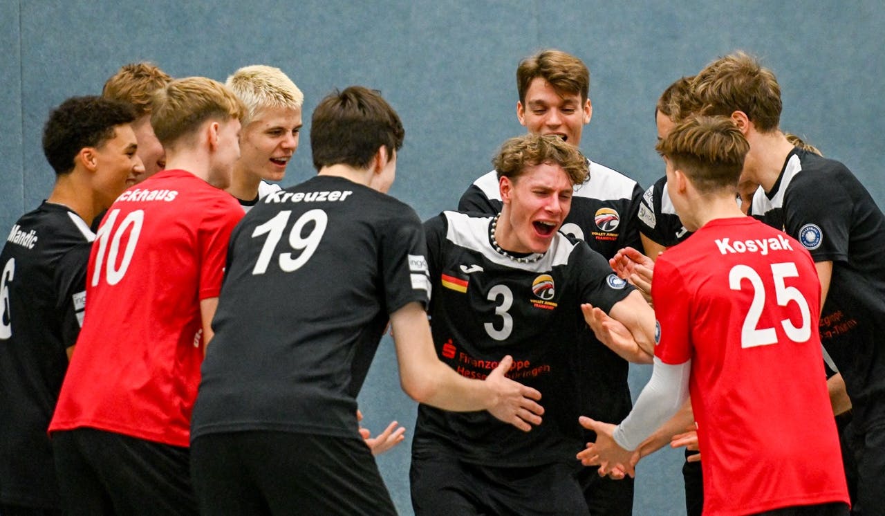 Erster Punktgewinn Foto: VC Juniors Frankfurt Erster Punktgewinn - Foto: VC Juniors Frankfurt
