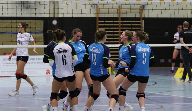 Volleyball-Team Hamburg hat den USV Potsdam zu Gast Foto: VT Hamburg Volleyball-Team Hamburg hat den USV Potsdam zu Gast - Foto: VT Hamburg