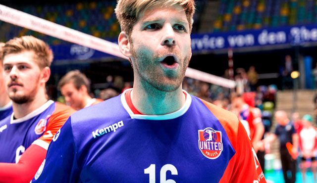 Der Kapitän feiert erfolgreiches Comeback Foto: United Volleys/Manfred Neumann Der Kapitän feiert erfolgreiches Comeback - Foto: United Volleys/Manfred Neumann