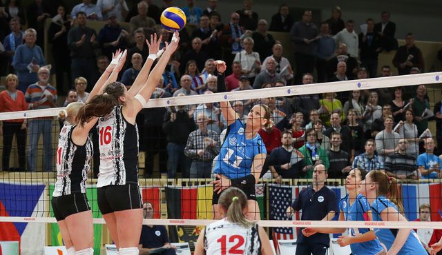 VC Wiesbaden unterliegt Minsk im CEV Challenge Cup - Foto: Detlef Gottwald