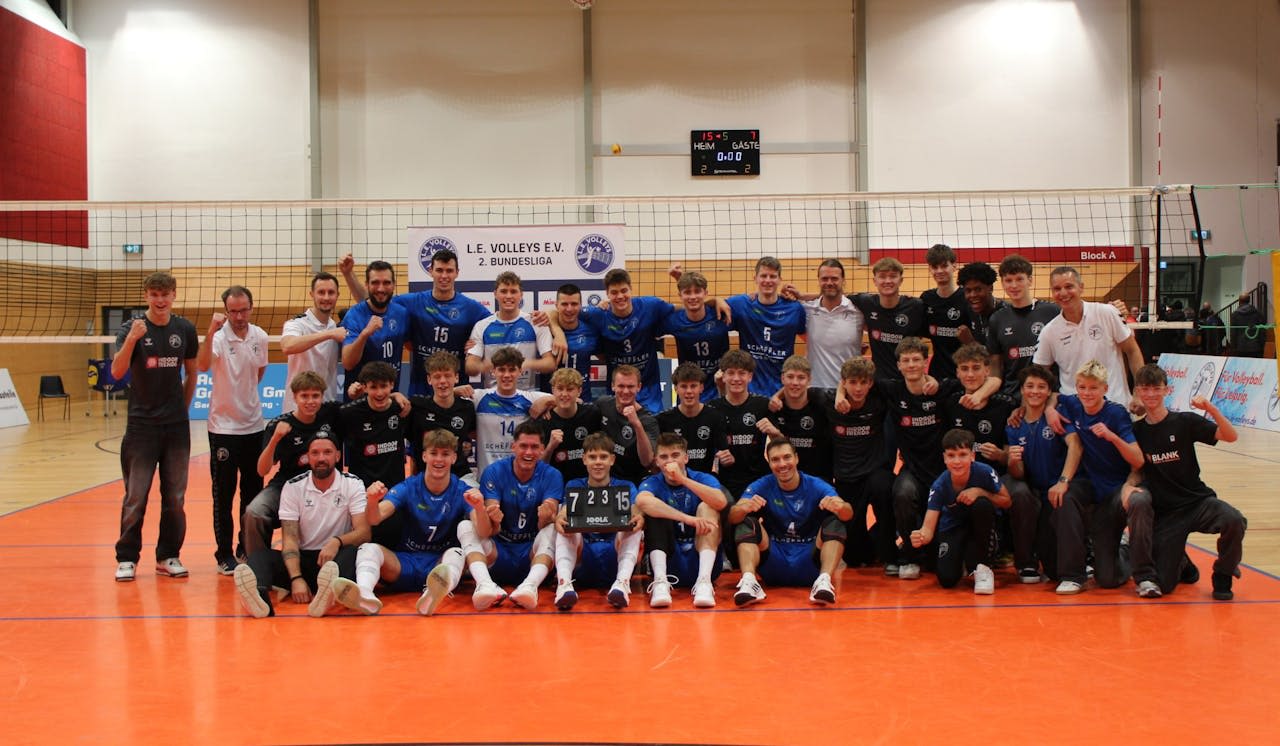 L.E. Volleys im Krimi gegen Kriftel - Foto: Lucie Schubert