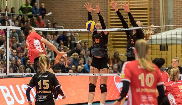 NawaRo gewinnt ersten Satz und verliert im Kopf das Spiel Foto: Schindler NawaRo gewinnt ersten Satz und verliert im Kopf das Spiel - Foto: Schindler